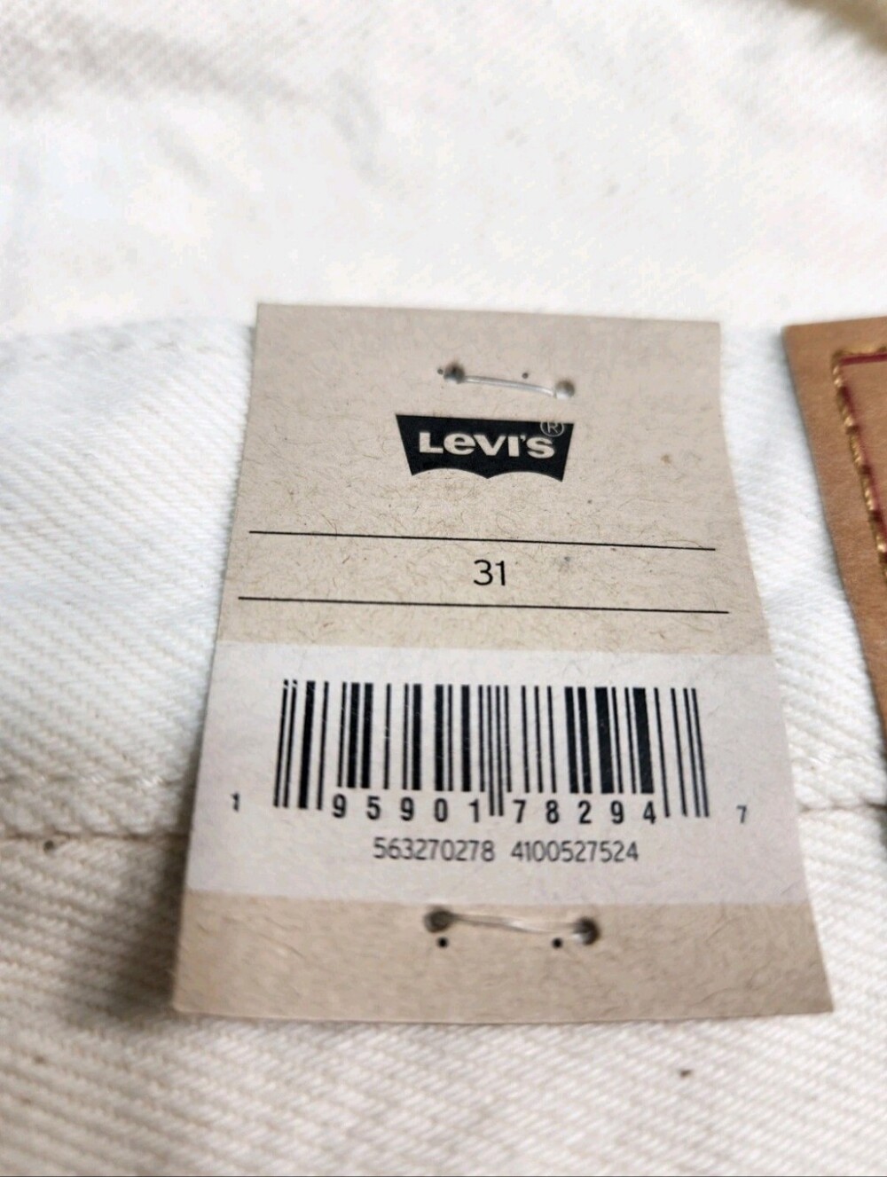 Levi's 501 Original Womens Size 31 Butterfly Print high rise Denim shorts NWT 3 - Picture 5 of 8